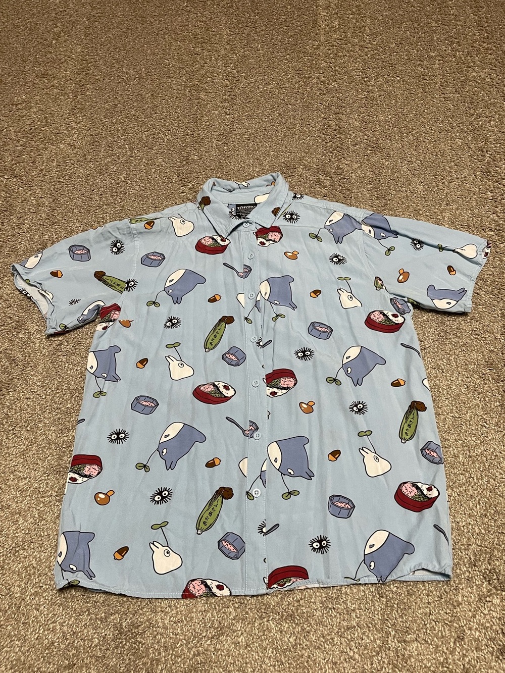 Studio Ghibli My Neighbor Totoro Button Down Shirt Women’s Small